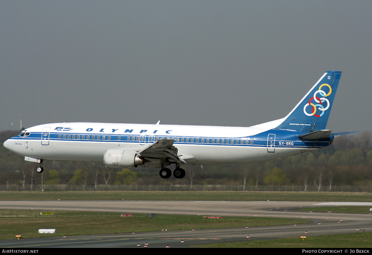 Aircraft Photo of SX-BKG | Boeing 737-484 | Olympic | AirHistory.net #731370
