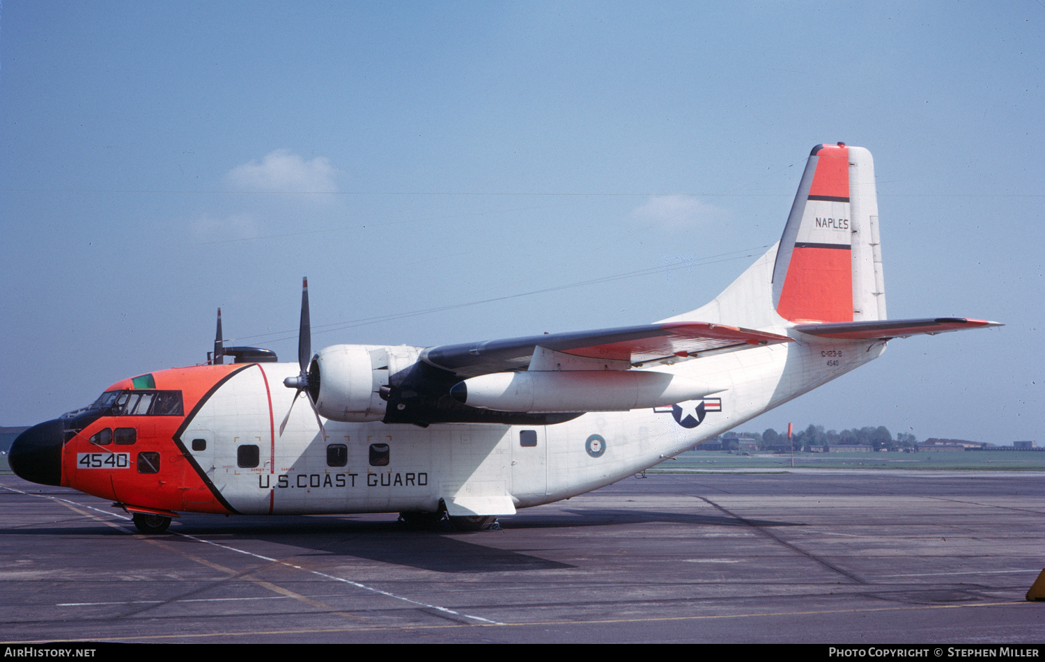 Aircraft Photo of 4540 | Fairchild C-123B Provider | USA - Coast Guard | AirHistory.net #731382