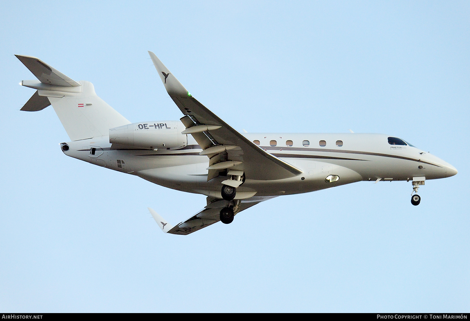 Aircraft Photo of OE-HPL | Embraer EMB-550 Praetor 600 | AirHistory.net #731386