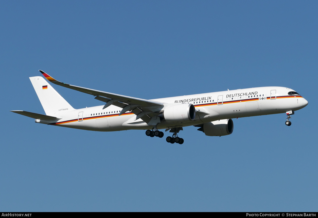 Aircraft Photo of 1001 | Airbus A350-941 | Germany - Air Force | AirHistory.net #731389