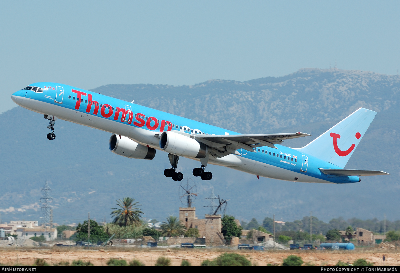 Aircraft Photo of G-BYAD | Boeing 757-204 | Thomson Airways | AirHistory.net #731391
