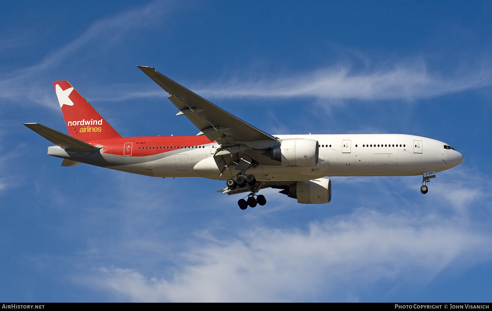 Aircraft Photo of VP-BJF | Boeing 777-21B/ER | Nordwind Airlines | AirHistory.net #731394