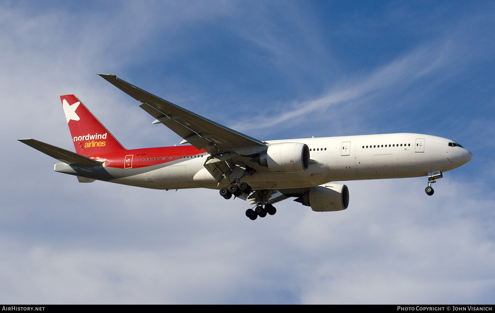 Aircraft Photo of VQ-BUD | Boeing 777-2Q8/ER | Nordwind Airlines | AirHistory.net #731411