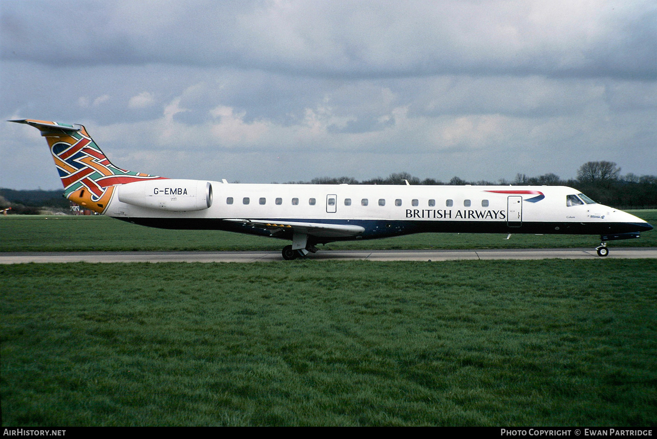 Aircraft Photo of G-EMBA | Embraer ERJ-145EU (EMB-145EU) | British Airways | AirHistory.net #731436