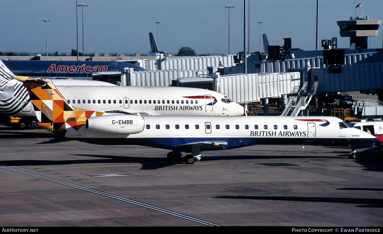 Aircraft Photo of G-EMBB | Embraer ERJ-145EU (EMB-145EU) | British Airways | AirHistory.net #731438