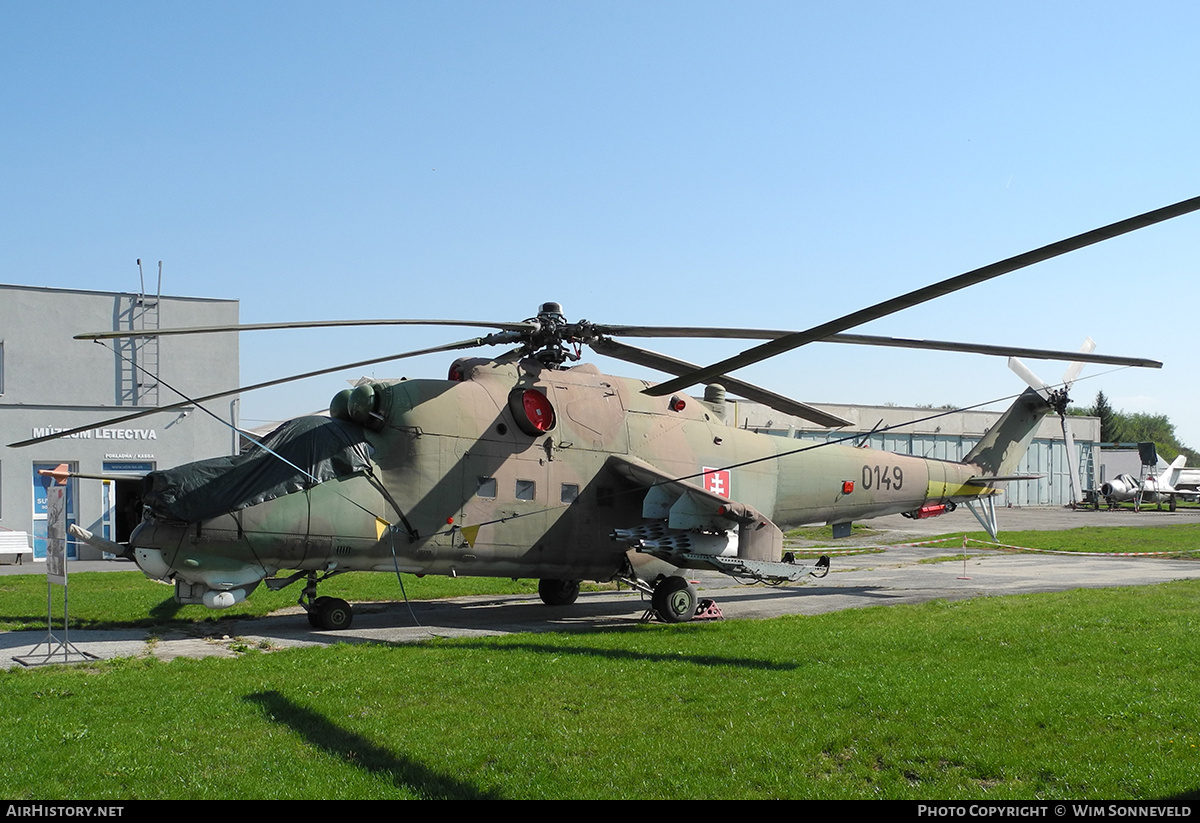 Aircraft Photo of 0149 | Mil Mi-24D | Slovakia - Air Force | AirHistory.net #731465