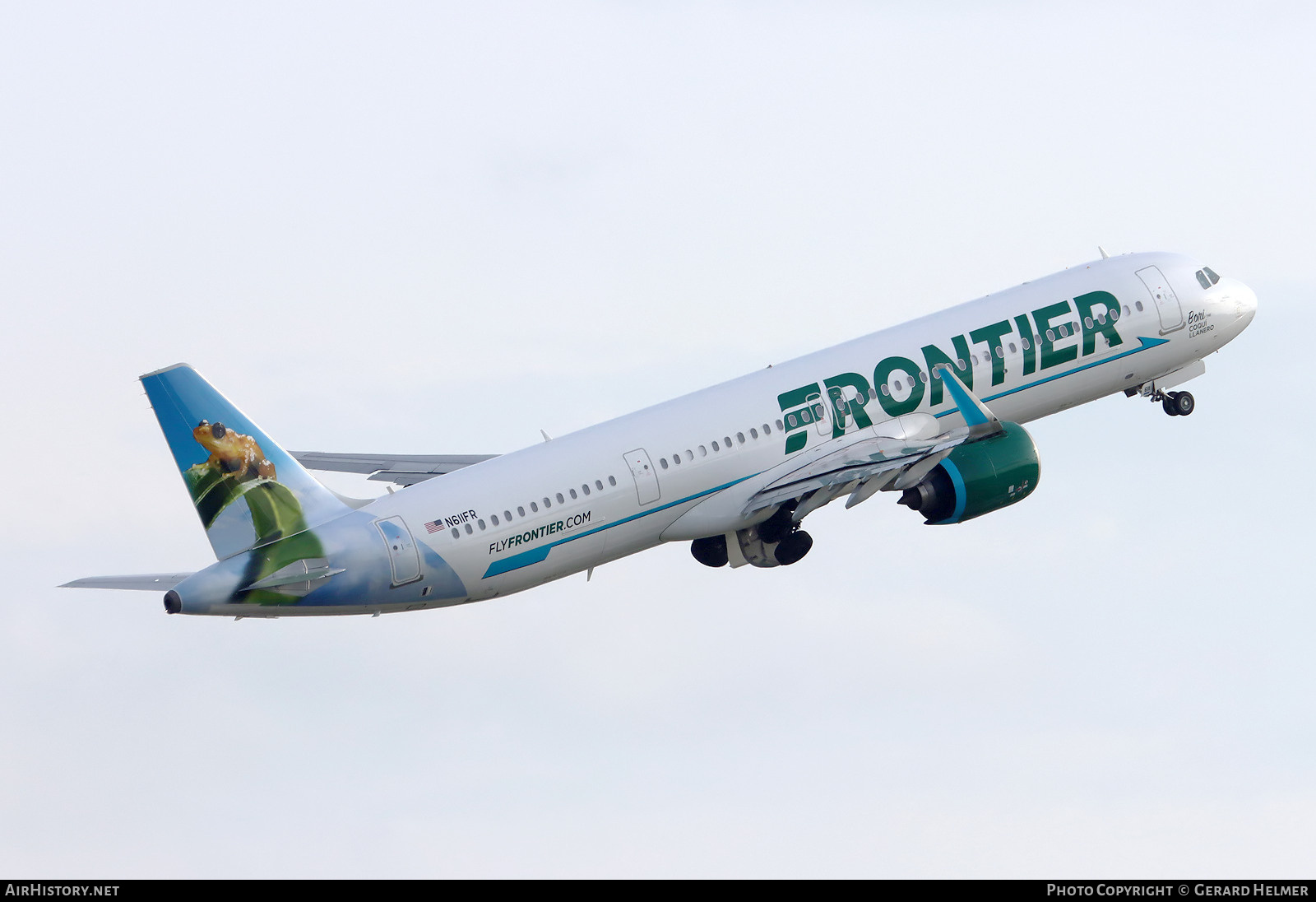 Aircraft Photo of N611FR | Airbus A321-271NX | Frontier Airlines | AirHistory.net #731515