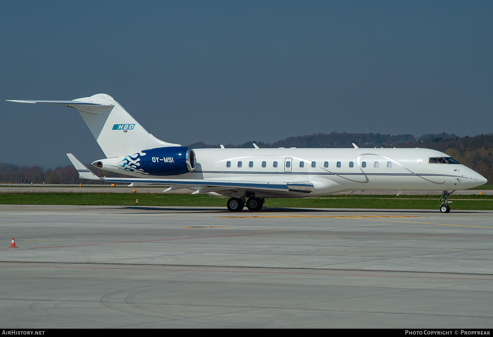 Aircraft Photo of OY-MSI | Bombardier Global Express (BD-700-1A10) | HBD | AirHistory.net #731520
