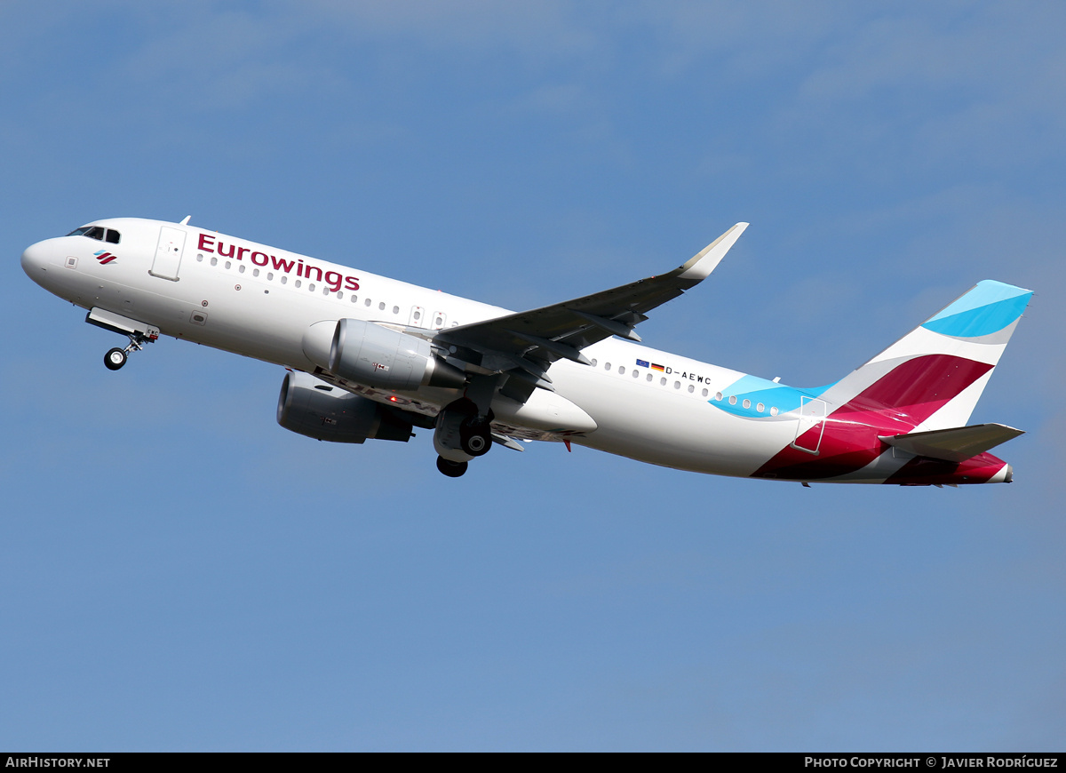 Aircraft Photo of D-AEWC | Airbus A320-214 | Eurowings | AirHistory.net #731562