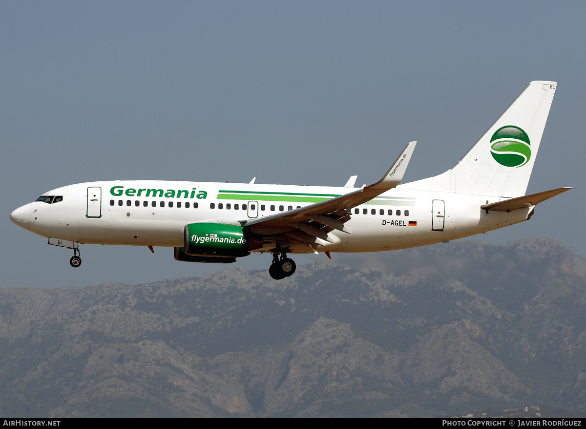 Aircraft Photo of D-AGEL | Boeing 737-75B | Germania | AirHistory.net #731563