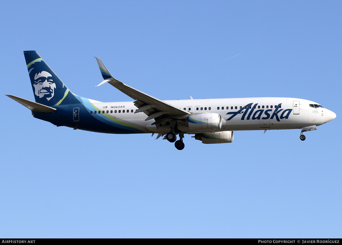 Aircraft Photo of N563AS | Boeing 737-890 | Alaska Airlines | AirHistory.net #731577