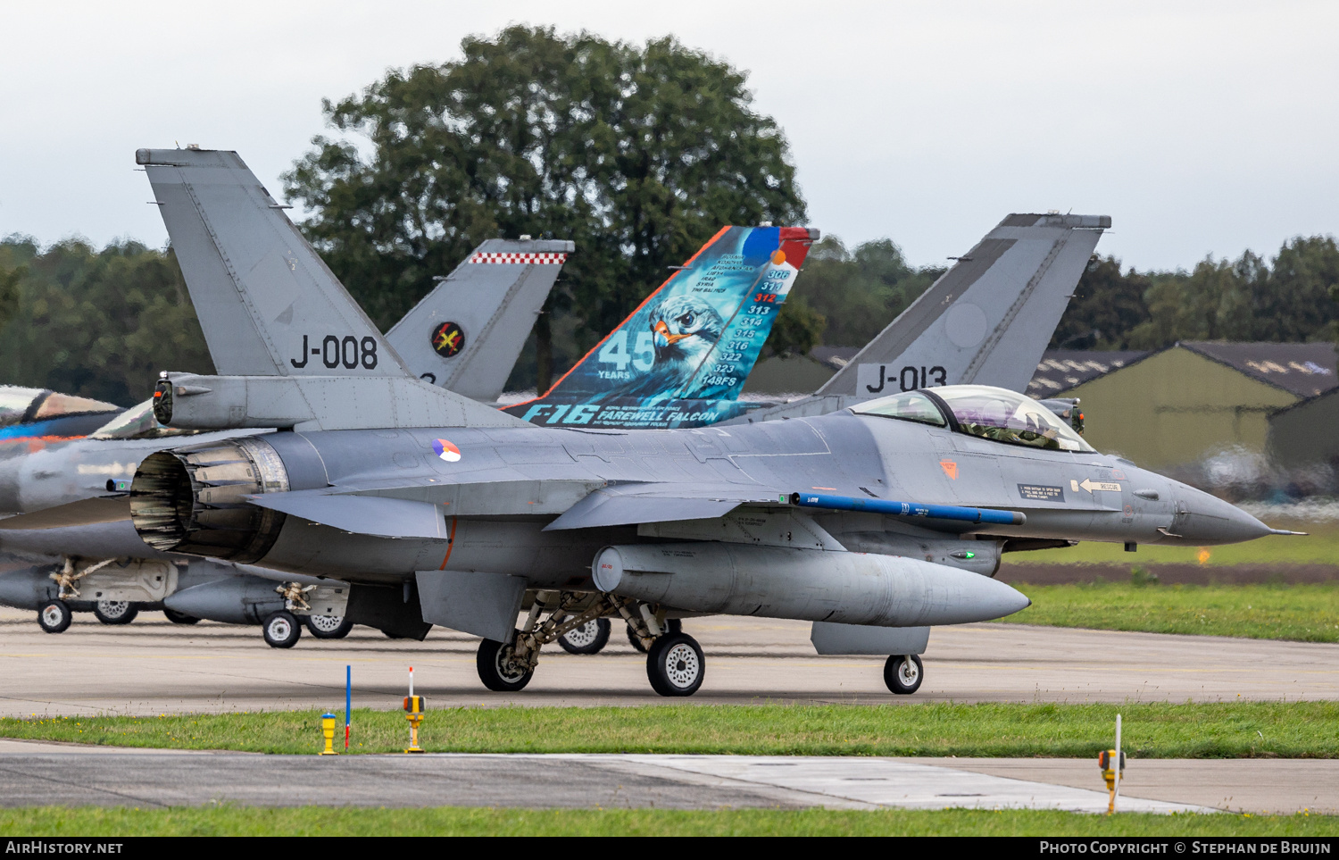 Aircraft Photo of J-008 | General Dynamics F-16AM Fighting Falcon | Netherlands - Air Force | AirHistory.net #731604