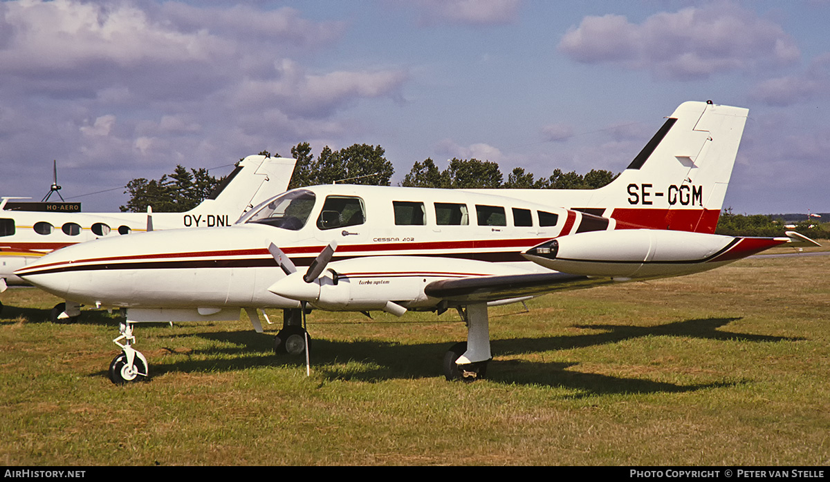 Aircraft Photo of SE-GGM | Cessna 402B Utililiner | AirHistory.net #731612
