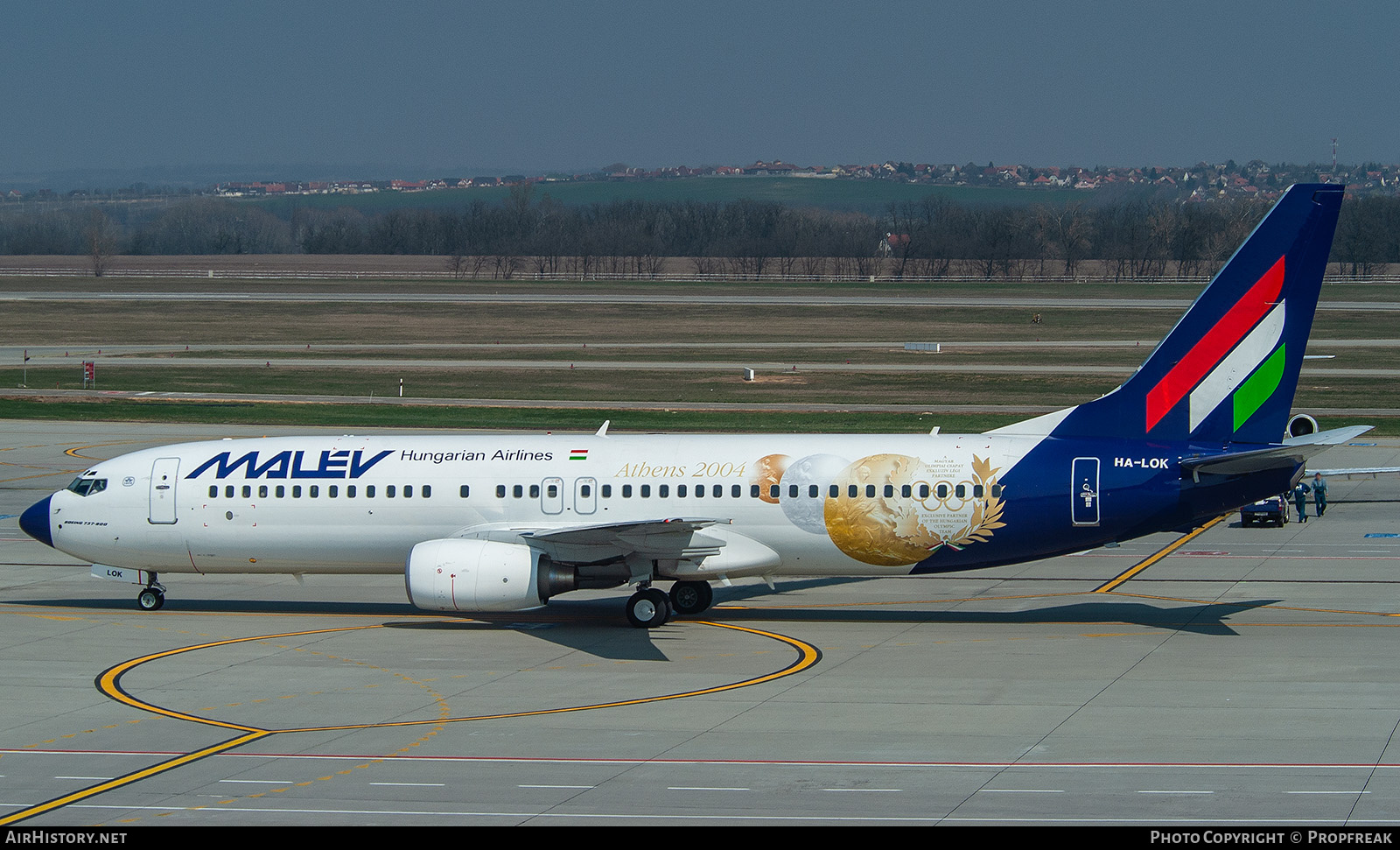 Aircraft Photo of HA-LOK | Boeing 737-8Q8 | Malév - Hungarian Airlines | AirHistory.net #731613