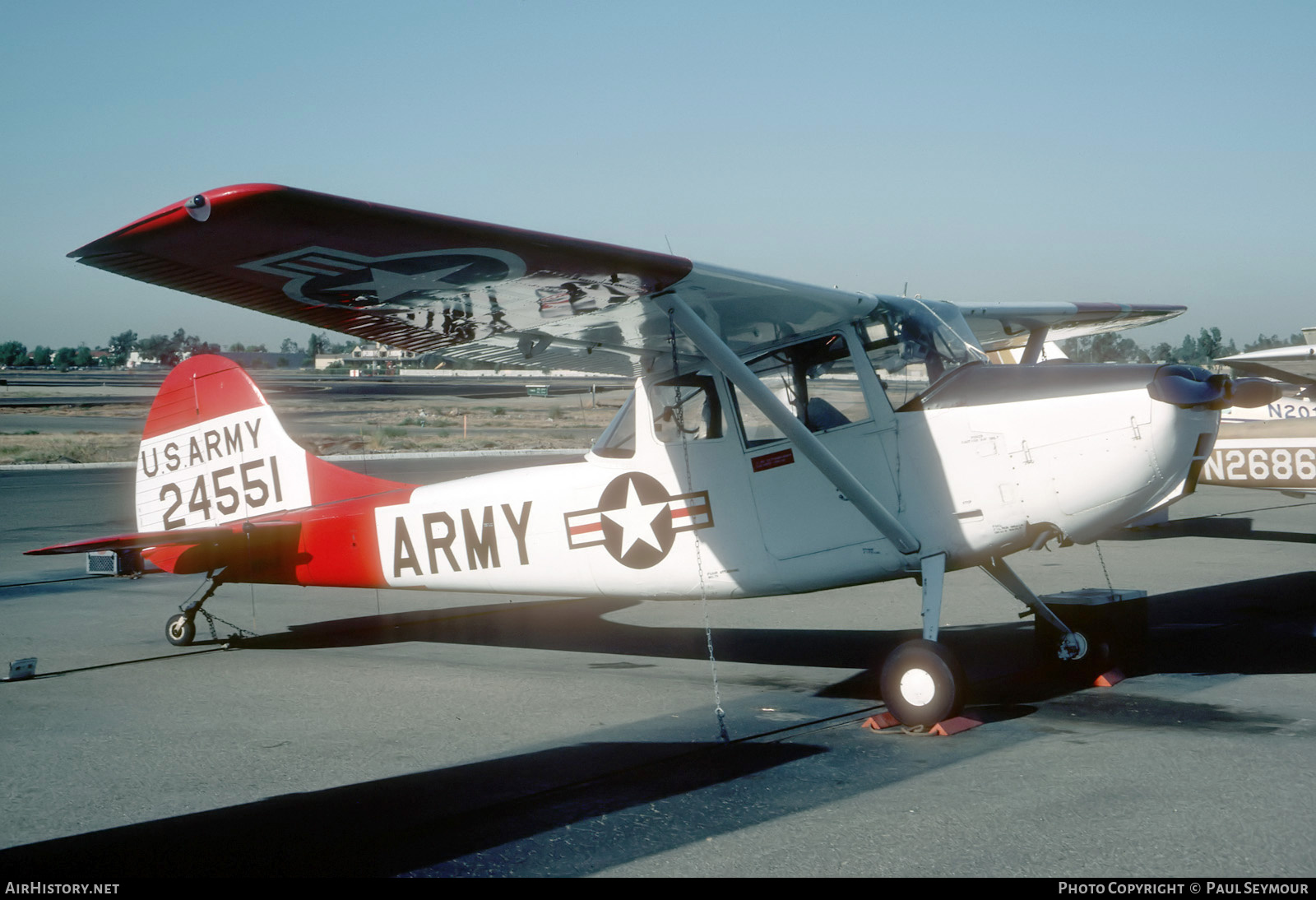 Aircraft Photo of N2641K / 24551 | Cessna O-1E Bird Dog | USA - Army | AirHistory.net #731616