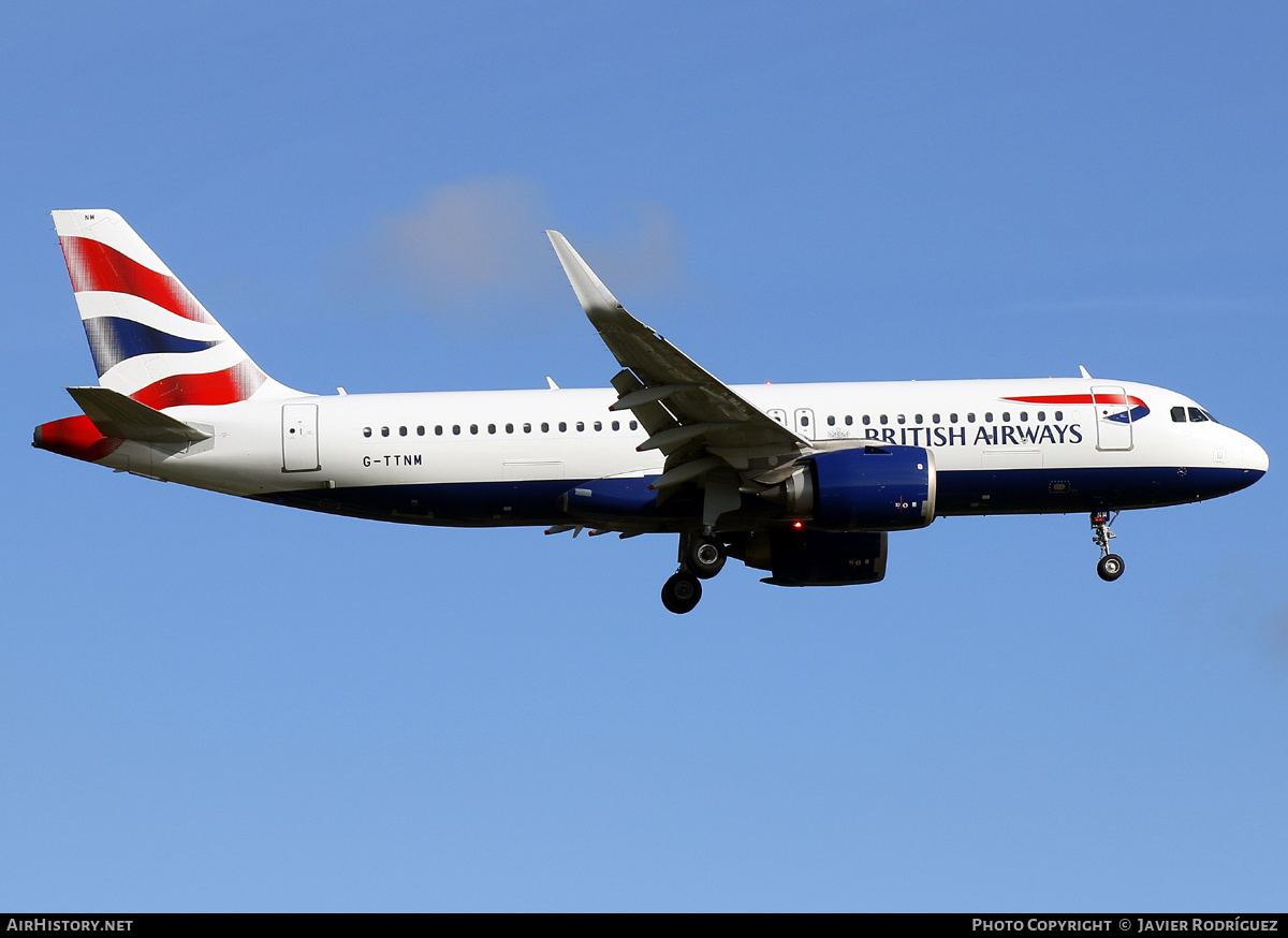 Aircraft Photo of G-TTNM | Airbus A320-251N | British Airways | AirHistory.net #731626
