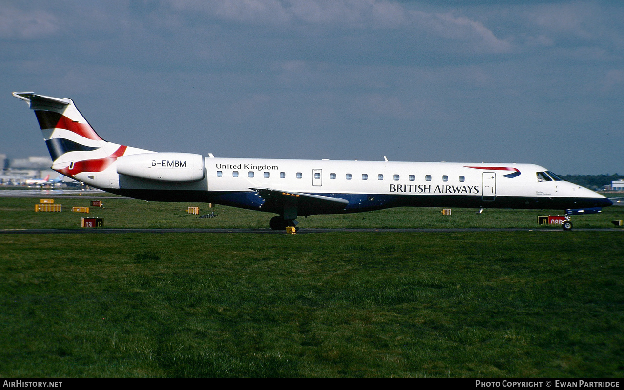 Aircraft Photo of G-EMBM | Embraer ERJ-145EU (EMB-145EU) | British Airways | AirHistory.net #731640