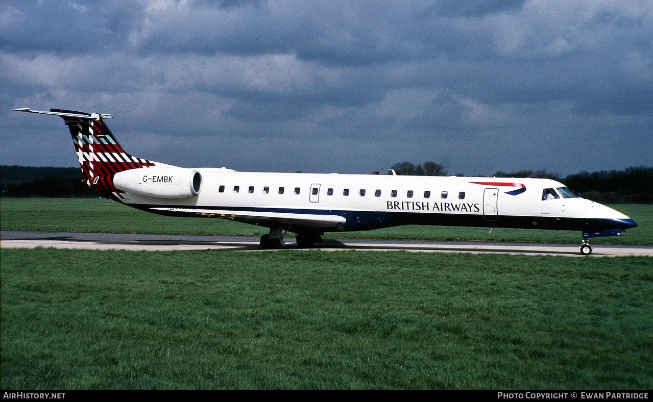 Aircraft Photo of G-EMBK | Embraer ERJ-145EU (EMB-145EU) | British Airways | AirHistory.net #731642
