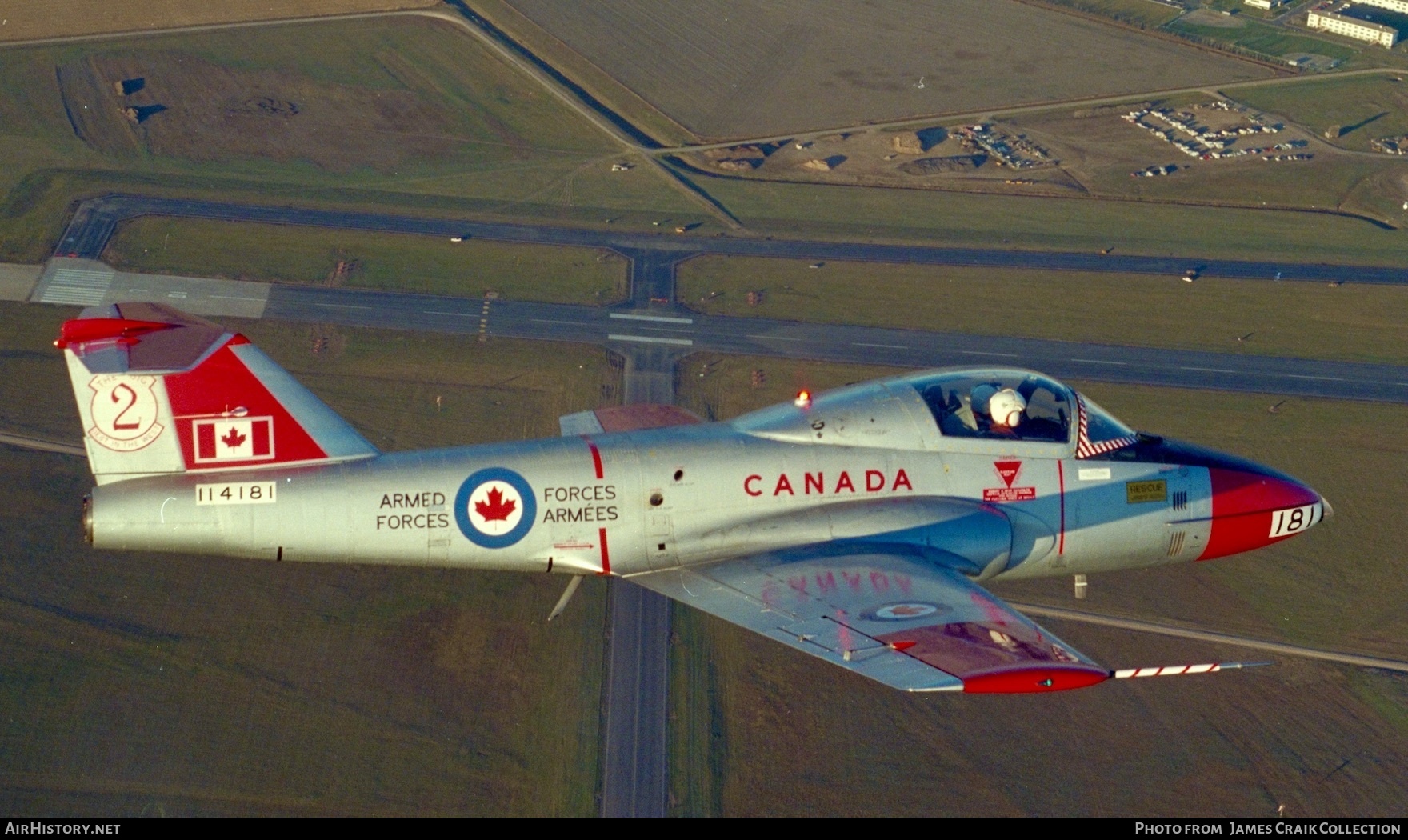 Aircraft Photo of 114181 | Canadair CT-114 Tutor (CL-41A) | Canada - Air Force | AirHistory.net #731650
