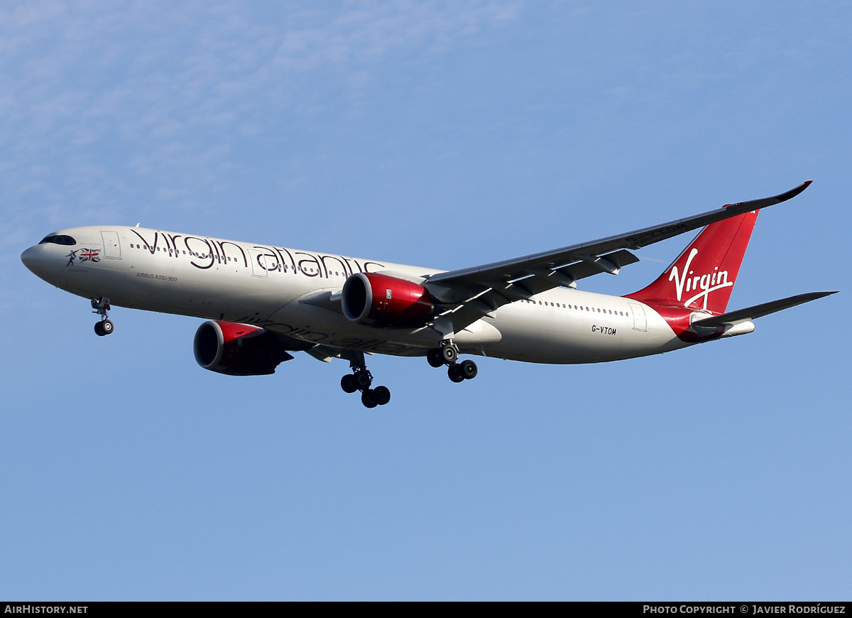 Aircraft Photo of G-VTOM | Airbus A330-941N | Virgin Atlantic Airways | AirHistory.net #731665