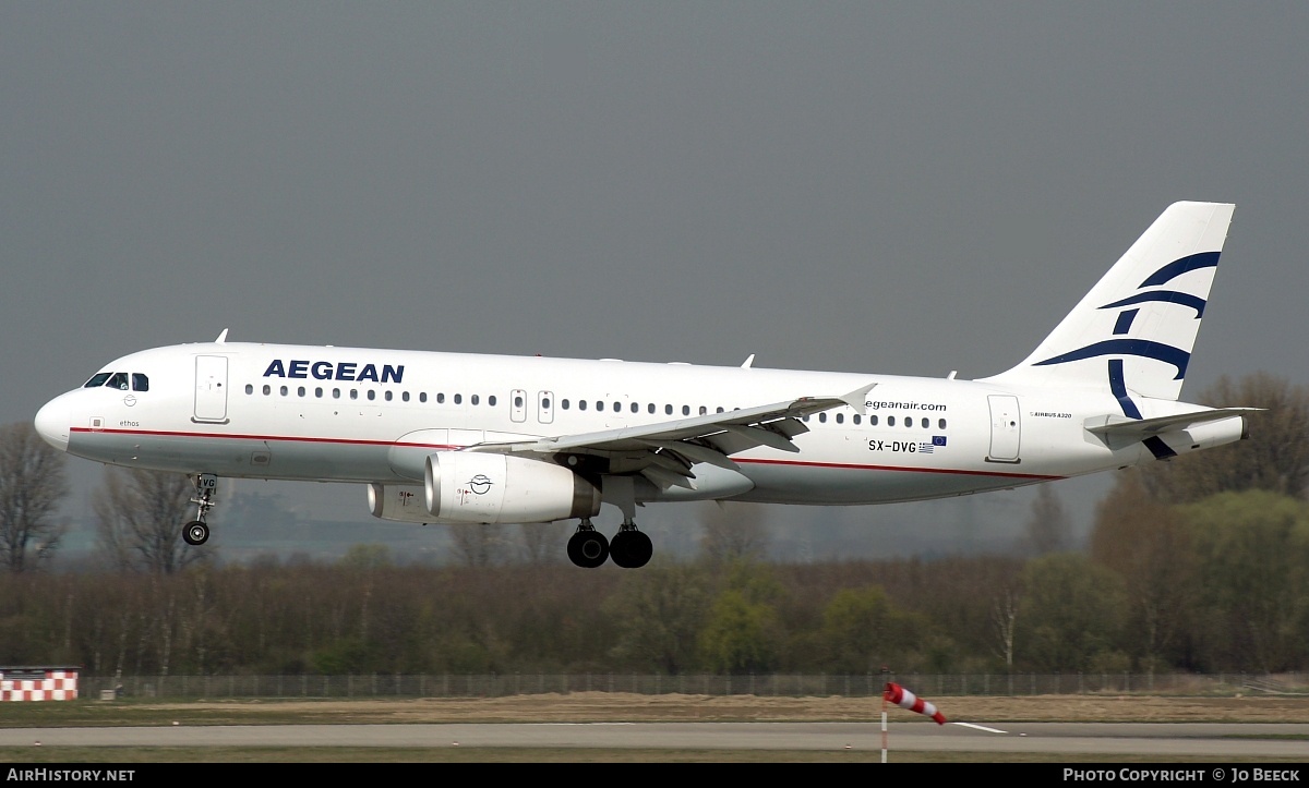 Aircraft Photo of SX-DVG | Airbus A320-232 | Aegean Airlines | AirHistory.net #731679