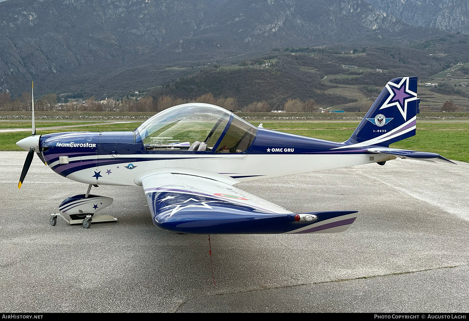 Aircraft Photo of I-9035 | Evektor-Aerotechnik EV-97R Eurostar | Avio Club Trento | AirHistory.net #731707