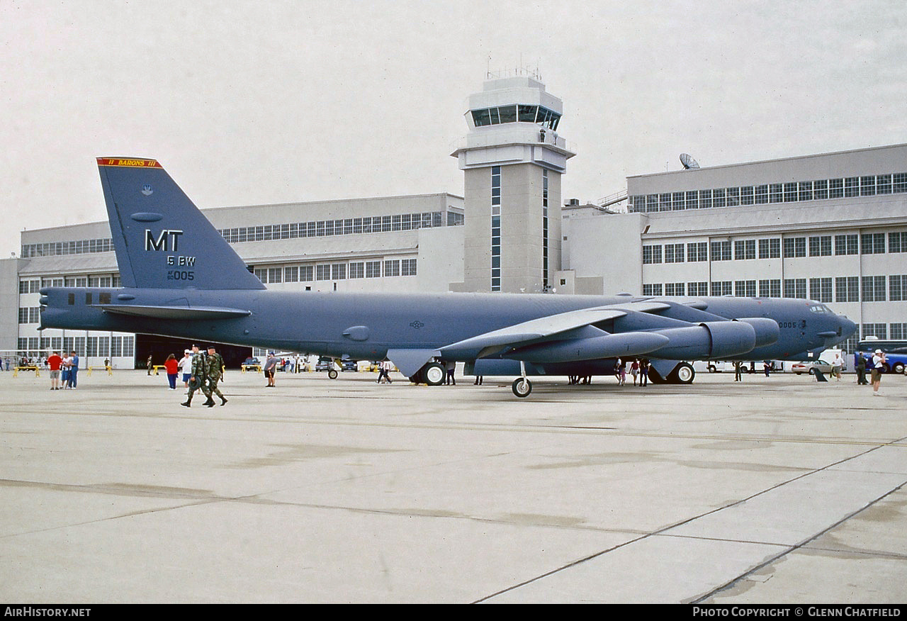 Aircraft Photo of 60-0005 / AF60-005 | Boeing B-52H Stratofortress | USA - Air Force | AirHistory.net #731724