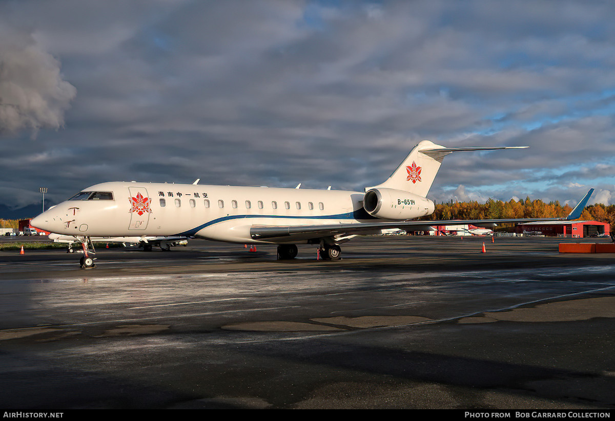 Aircraft Photo of B-651H | Bombardier Global 6000 (BD-700-1A10) | Zyb Lily Jet | AirHistory.net #731732