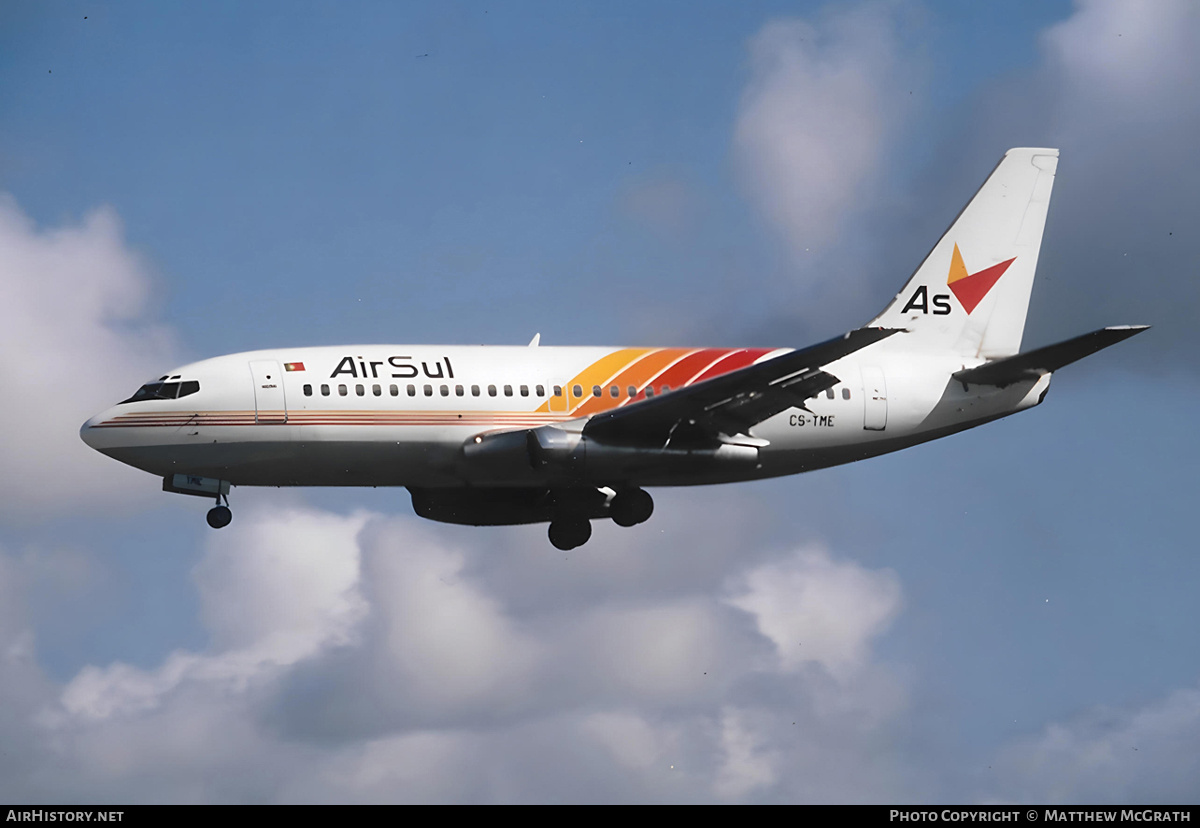 Aircraft Photo of CS-TME | Boeing 737-2K5/Adv | Air Sul | AirHistory.net #731775