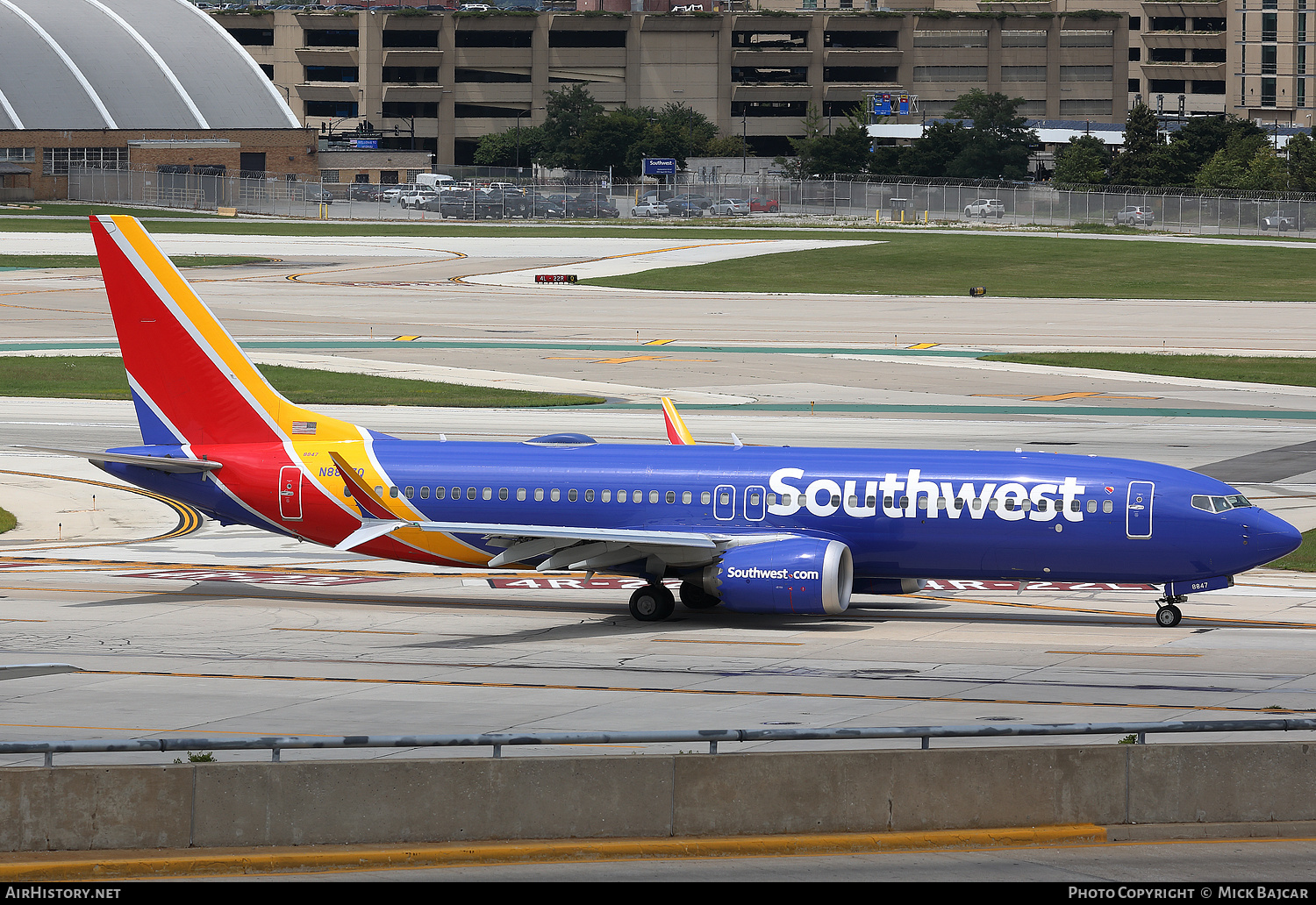 Aircraft Photo of N8847Q | Boeing 737-8 Max 8 | Southwest Airlines | AirHistory.net #731803