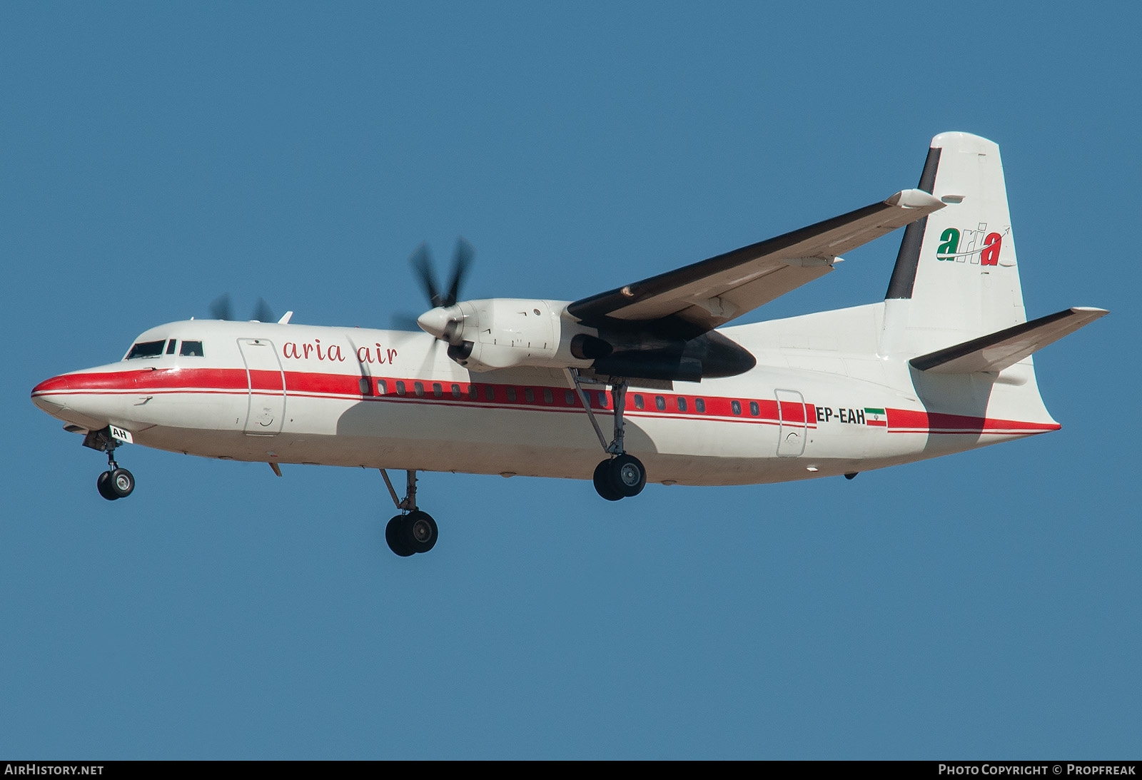 Aircraft Photo of EP-EAH | Fokker 50 | Aria Air Tour | AirHistory.net #731817