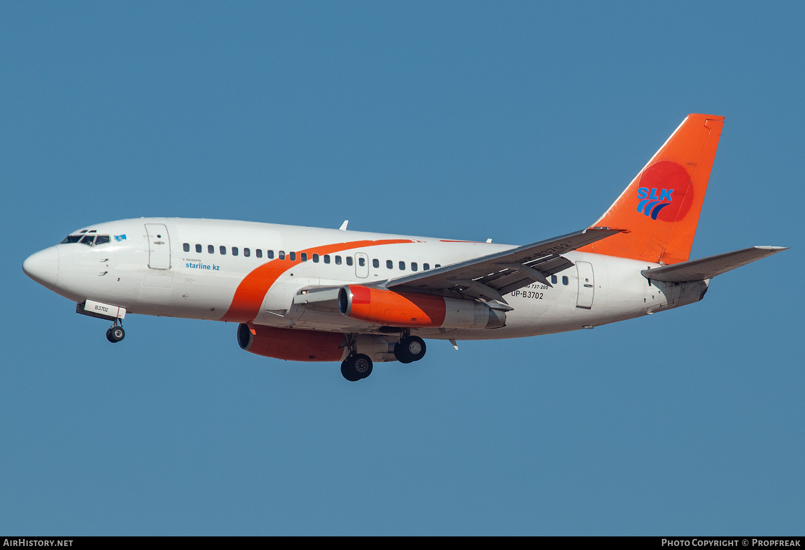 Aircraft Photo of UP-B3702 | Boeing 737-277/Adv | StarLine KZ - SLK | AirHistory.net #731823