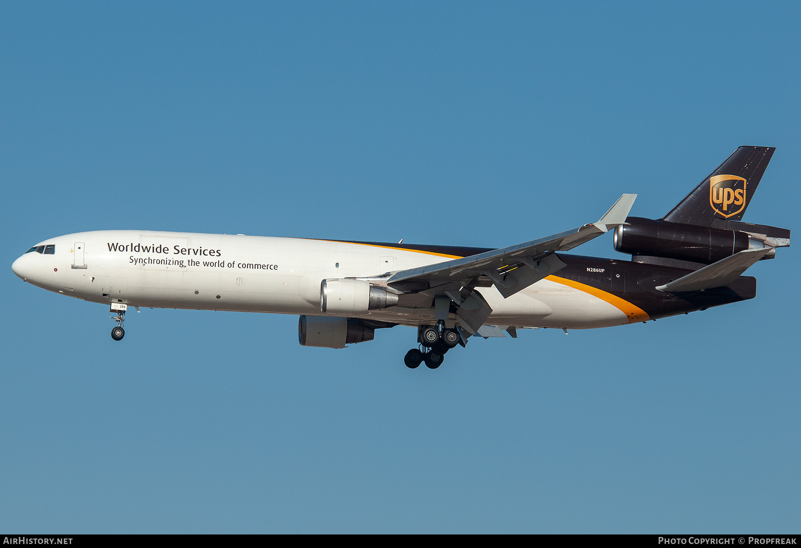 Aircraft Photo of N286UP | McDonnell Douglas MD-11CF | United Parcel Service - UPS | AirHistory.net #731829