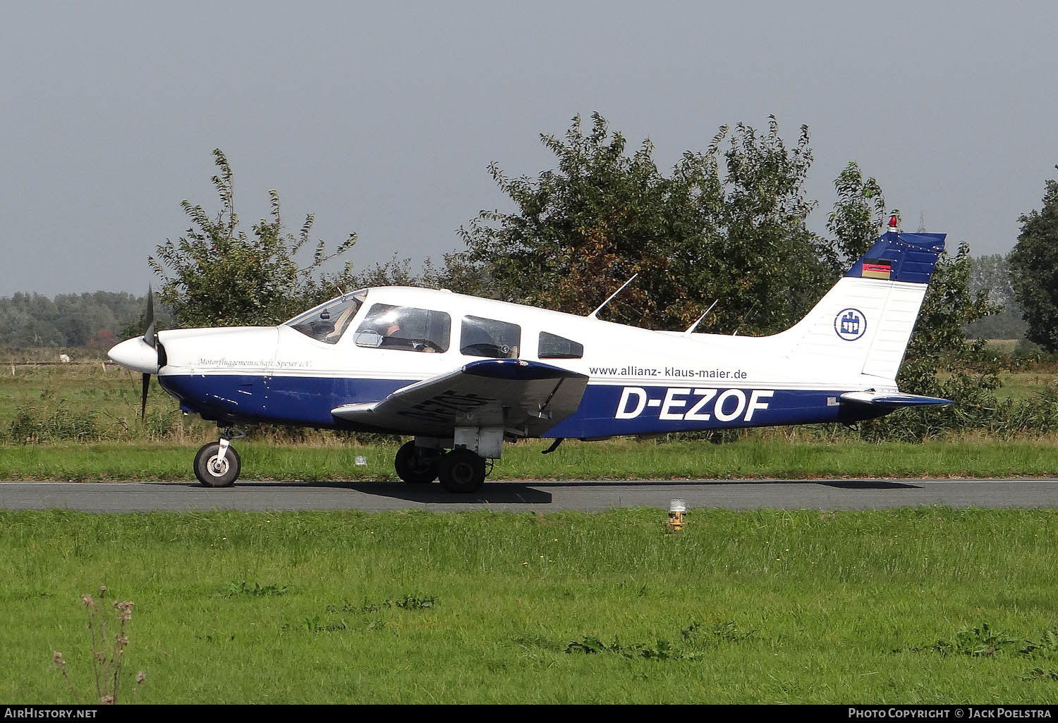Aircraft Photo of D-EZOF | Piper PA-28-181 Archer II | Motorfluggemeinschaft Speyer | AirHistory.net #731846