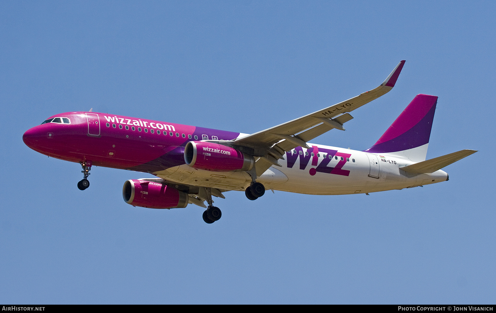 Aircraft Photo of HA-LYO | Airbus A320-232 | Wizz Air | AirHistory.net #731853
