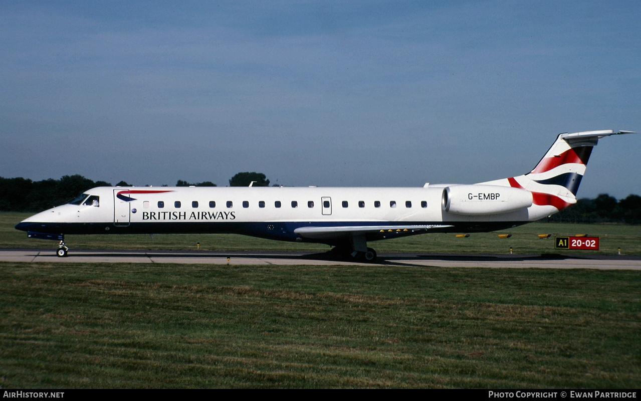 Aircraft Photo of G-EMBP | Embraer ERJ-145EU (EMB-145EU) | British Airways | AirHistory.net #731854