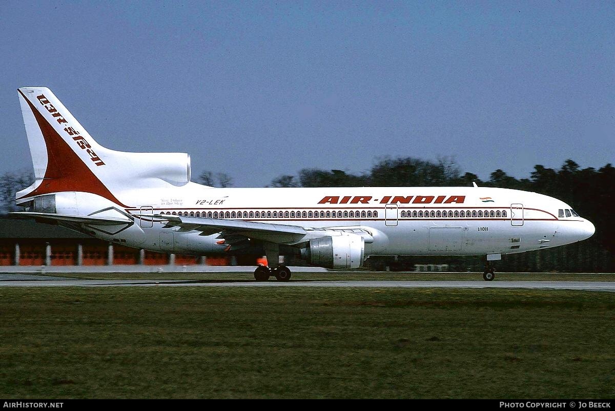 Aircraft Photo of V2-LEK | Lockheed L-1011-385-3 TriStar 500 | Air India | AirHistory.net #731868