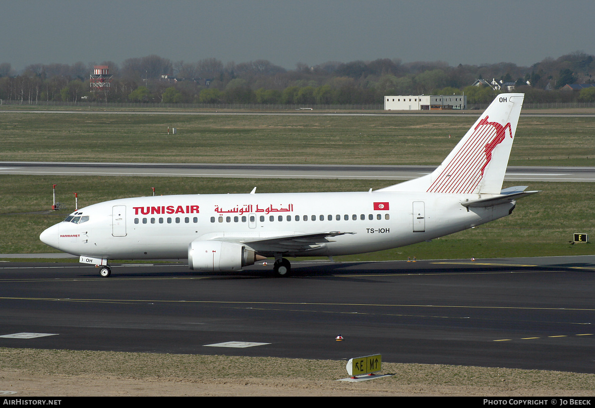 Aircraft Photo of TS-IOH | Boeing 737-5H3 | Tunisair | AirHistory.net #731869