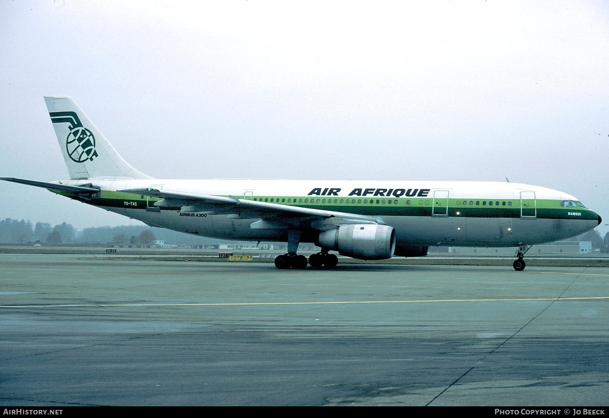 Aircraft Photo of TU-TAS | Airbus A300B4-203 | Air Afrique | AirHistory.net #731880