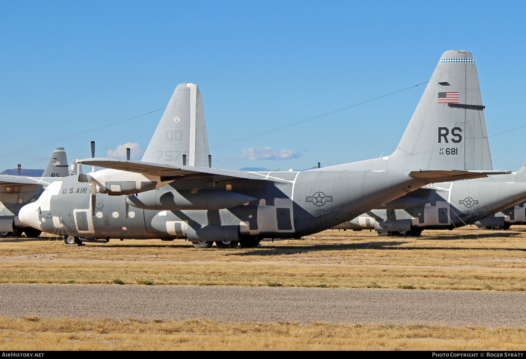 Aircraft Photo of 64-17681 / AF64-681 | Lockheed C-130E Hercules (L-382) | USA - Air Force | AirHistory.net #731886