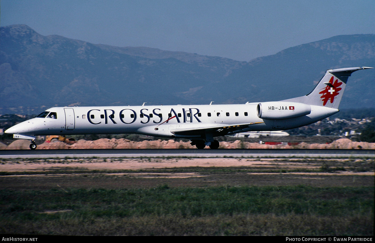 Aircraft Photo of HB-JAA | Embraer ERJ-145LU (EMB-145LU) | Crossair | AirHistory.net #731899