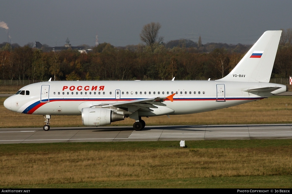 Aircraft Photo of VQ-BAV | Airbus A319-111 | Rossiya - Russian Airlines | AirHistory.net #731902