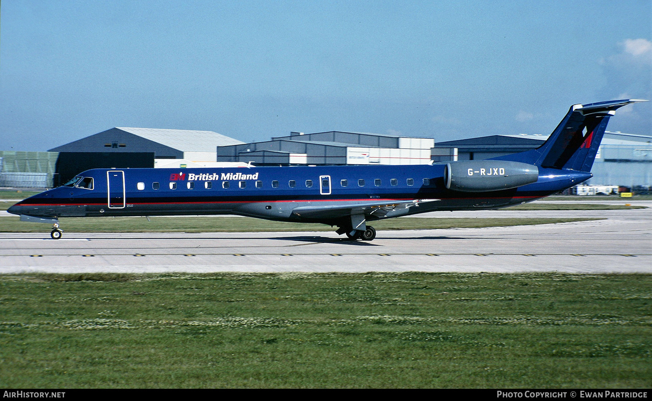 Aircraft Photo of G-RJXD | Embraer ERJ-145EP (EMB-145EP) | British Midland Airways - BMA | AirHistory.net #731903