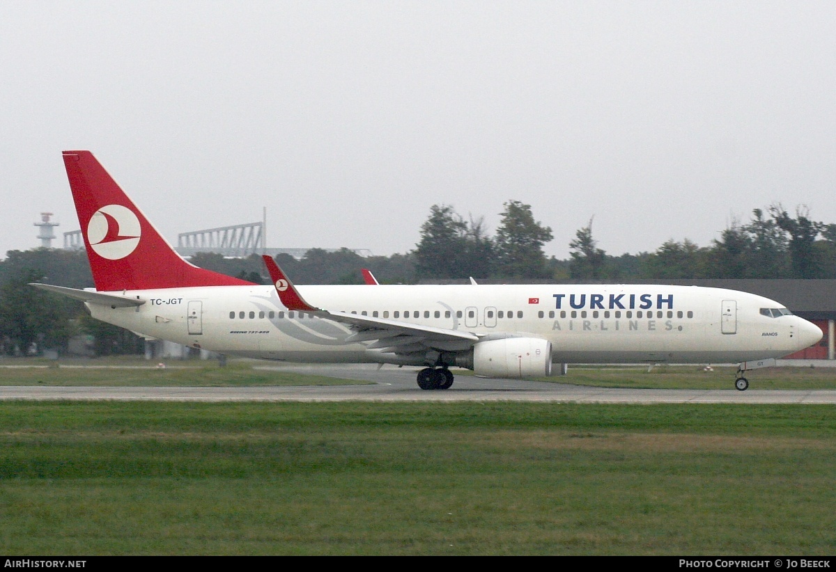 Aircraft Photo of TC-JGT | Boeing 737-8F2 | Turkish Airlines | AirHistory.net #731917