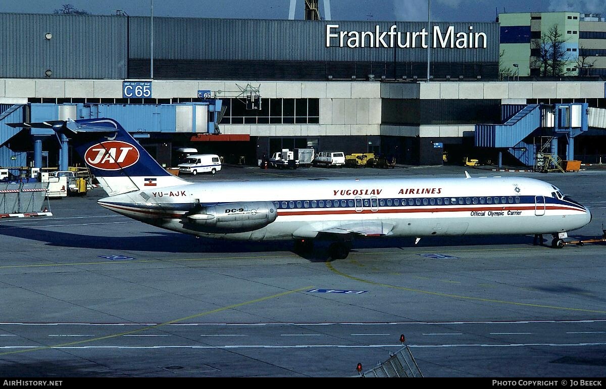 Aircraft Photo of YU-AJK | McDonnell Douglas DC-9-32 | JAT Yugoslav Airlines - Jugoslovenski Aerotransport | AirHistory.net #731936