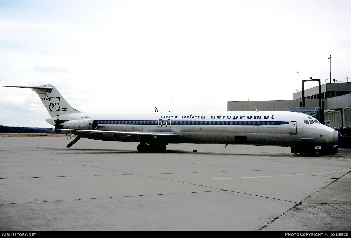 Aircraft Photo of YU-AJT | McDonnell Douglas DC-9-51 | Inex-Adria Airways | AirHistory.net #731938