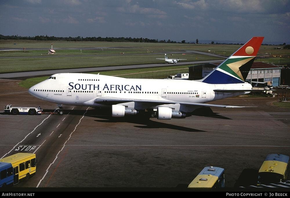 Aircraft Photo of ZS-SPE | Boeing 747SP-44 | South African Airways | AirHistory.net #731946