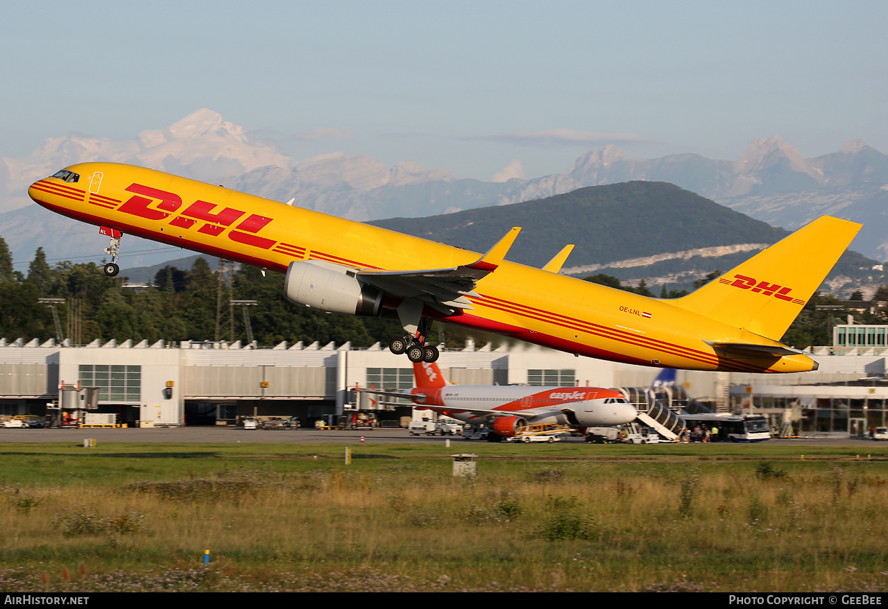 Aircraft Photo of OE-LNL | Boeing 757-223(PCF) | DHL International | AirHistory.net #731968
