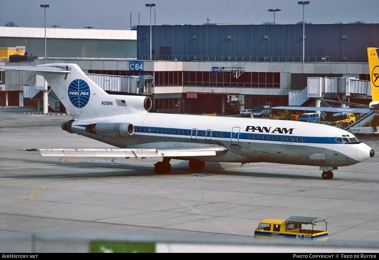 Aircraft Photo of N319PA | Boeing 727-21 | Pan American World Airways - Pan Am | AirHistory.net #731975