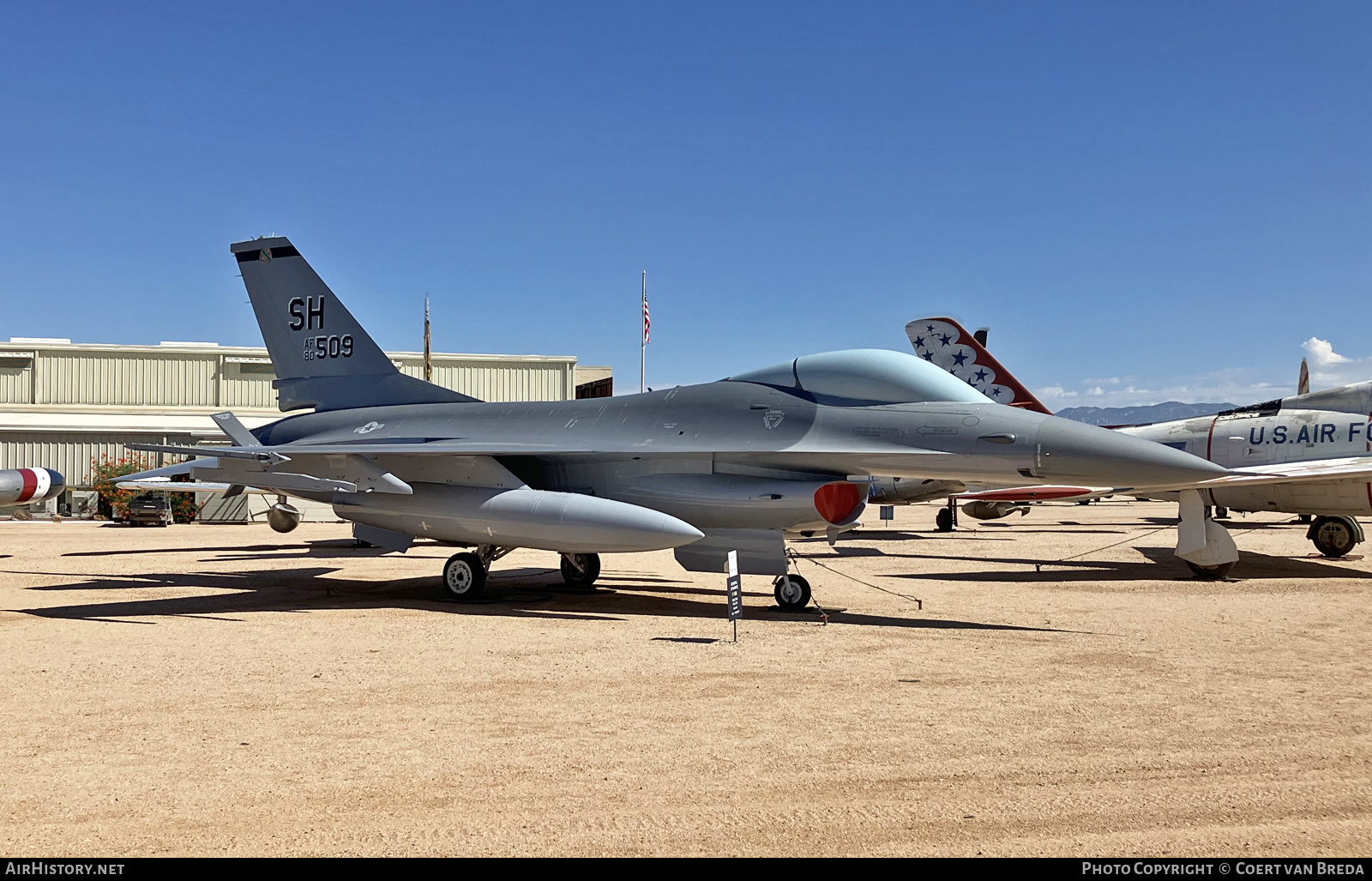 Aircraft Photo of 80-0509 / AF80-509 | General Dynamics F-16A Fighting Falcon | USA - Air Force | AirHistory.net #731982